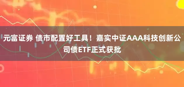 元富证券 债市配置好工具！嘉实中证AAA科技创新公司债ETF正式获批