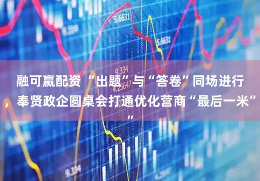 融可赢配资 “出题”与“答卷”同场进行，奉贤政企圆桌会打通优化营商“最后一米”